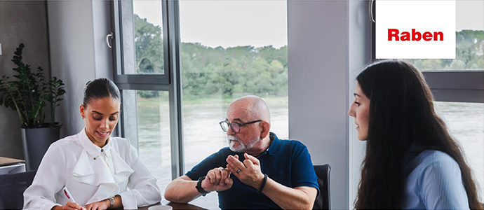 Mitarbeiter der Firma Raben