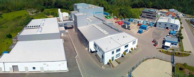 Panoramablick auf die Fabrik