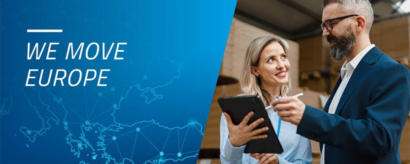 Mitarbeiter der Fima Finsterwalder Transport & Logistik GmbH - We move Europe