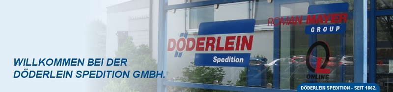 Fenster der Firma Döderlein Spedition GmbH