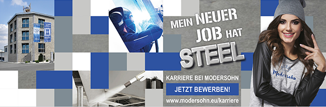 Mein neuer Job hat Steel - Karriere bei Modersohn GmbH & Co. KG - Jetzt bewerben