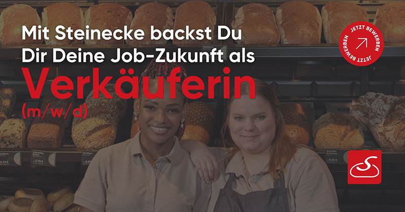 Mitarbeiter der Meisterbäckerei Steinecke GmbH & Co. KG - Mit Steinecke backst Du Dir Deine Job-Zukunft als Verkäuferin