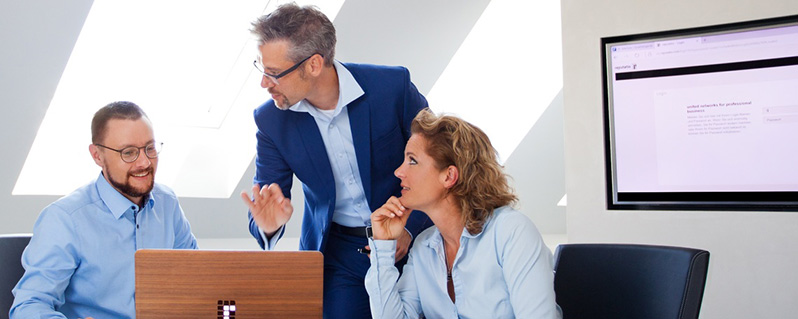 Mitarbeiter der Firma Reputatio systems