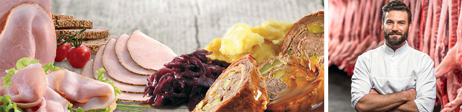 Lebensmittel, Fleisch-, Wurst- und Schinkenwaren - Mitarbeiter der Firma Willms