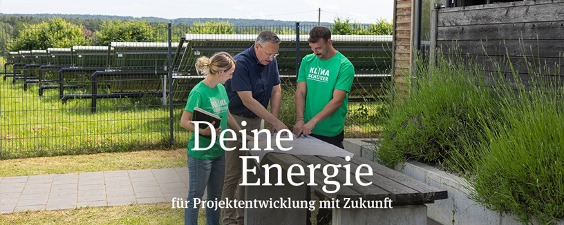 Deine Energie für Wind- und Solarparks