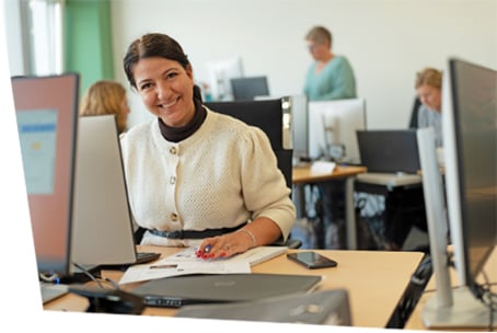 Mitarbeiter der Firma BBW Hamburg gGmbH