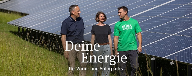 Deine Energie für Wind- und Solarparks