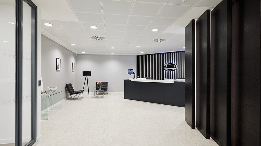 Büro der Firma Rebound Electronic