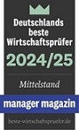Deutschlands beste Wirtschaftsprüfer 2024/25 der PKF WULF GRUPPE