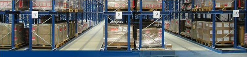 Lager der Firma Roman Mayer Logistik