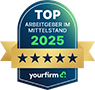 Top Arbeitgeber im Mittelstand Yourfirm 2023
