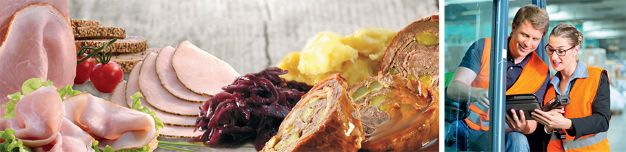 Lebensmittel, Fleisch-, Wurst- und Schinkenwaren - Mitarbeiter der Firma Willms