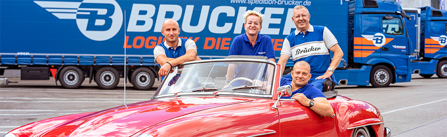 Mitarbeiter der Firma Spedition Brucker GmbH
