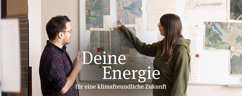 Mitarbeiter der Firma naturstrom, Deine Energie für eine klimafreundliche Zukunft