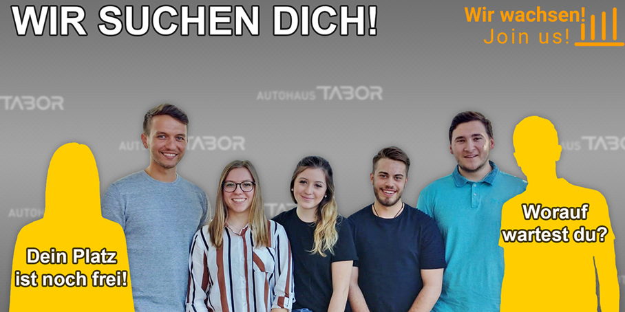 WIR SUCHEN DICH! Wir wachsen! Join us!  Dein Platz ist noch frei! Worauf wartest du?