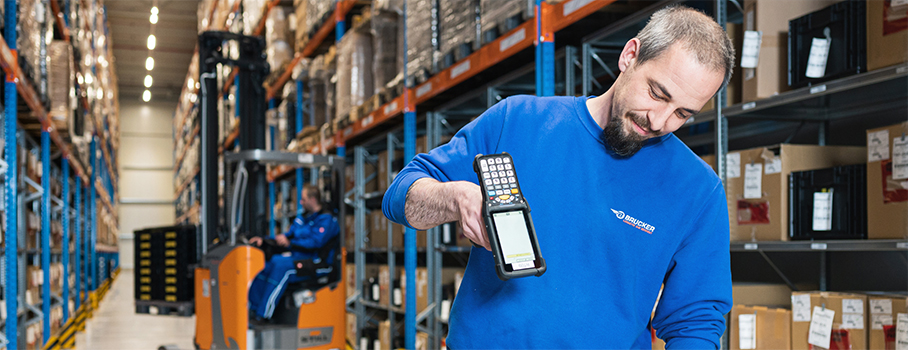 Mitarbeiter der Firma Spedition Brucker GmbH